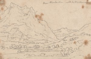 靠近Montmilian，Malterverne之路 作者 约翰·罗伯特·科森斯